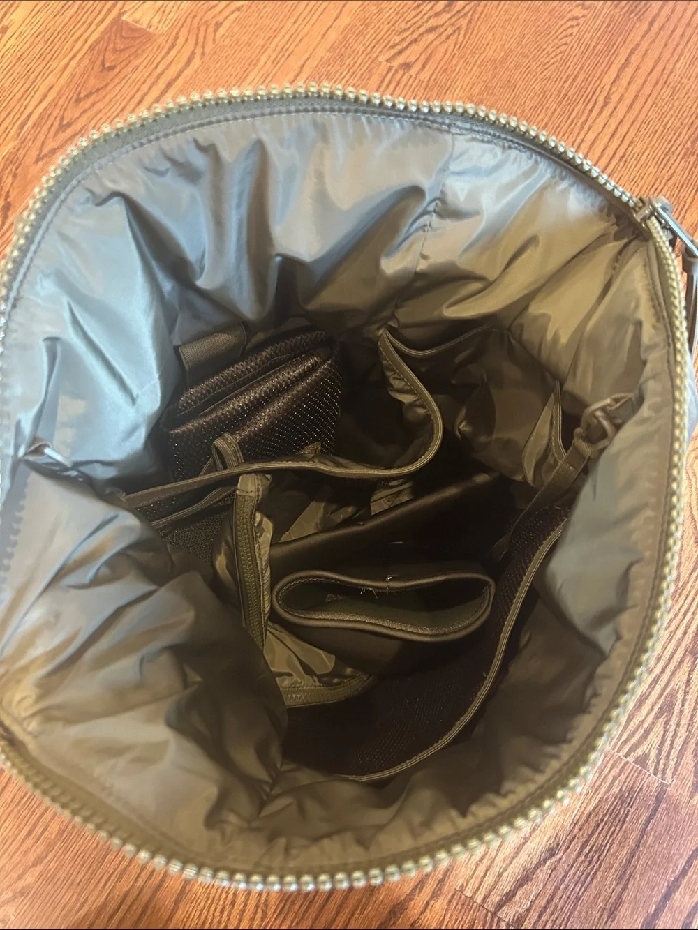 Dagne Dover Olive Indi Neoprene Diaper Backpack size large